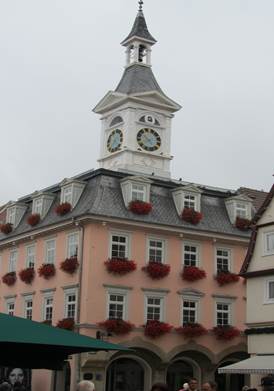 Aalen Rathaus mit dem Spion
